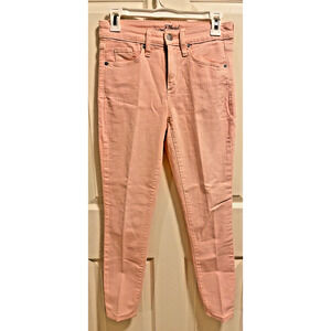 Universal Thread Womens Cropped Jeans High Rise Skinny 0/25R Pink